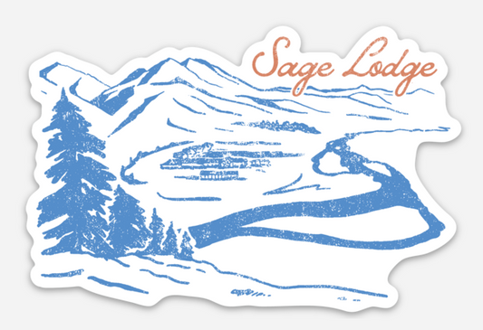 Sage Lodge Vista Sticker