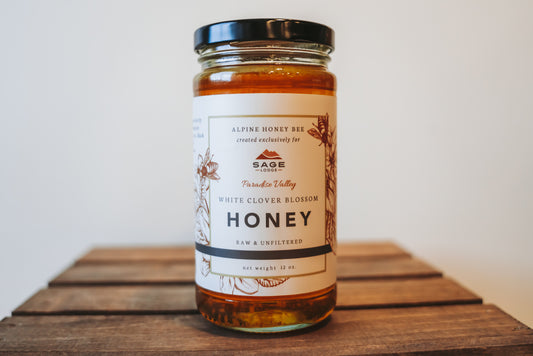 Sage Lodge White Clover Blossom Honey