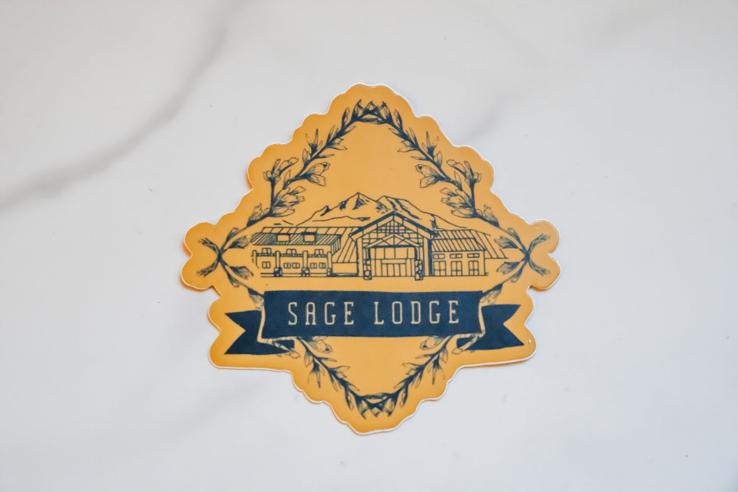Sage Lodge Snapshot Sticker