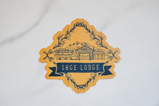 Sage Lodge Snapshot Sticker