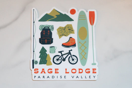 All Things Sage Lodge Sticker