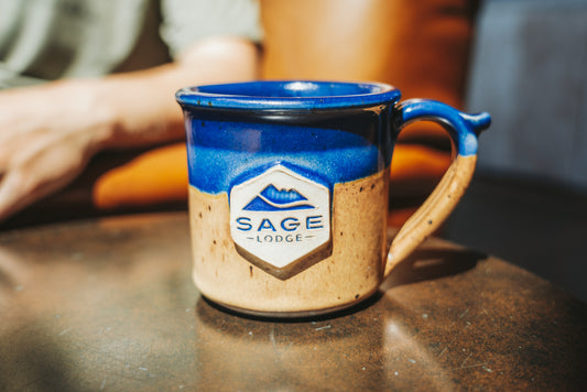 Sage Lodge Mountain Arts Ceramic Mug