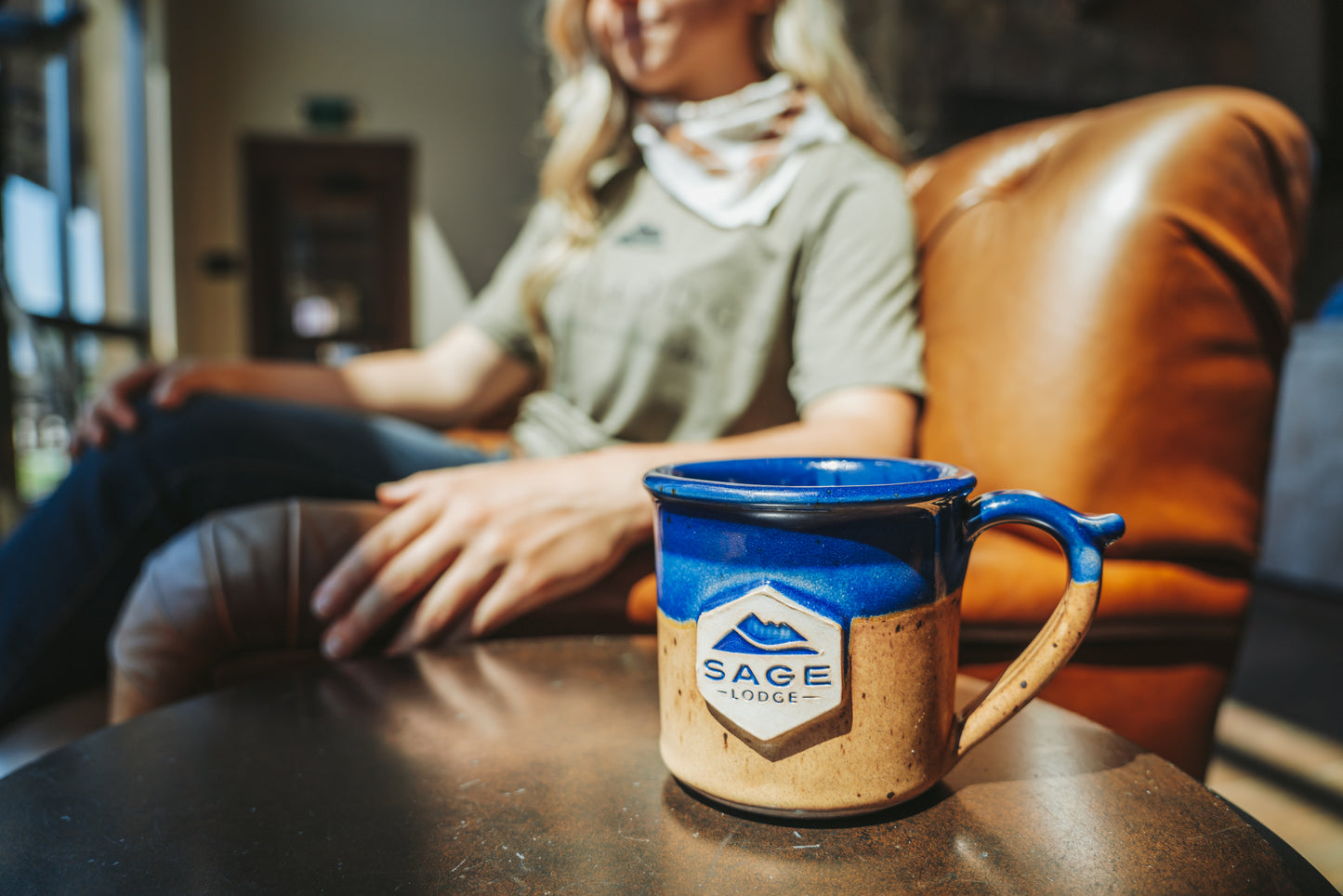Sage Lodge Mountain Arts Ceramic Mug